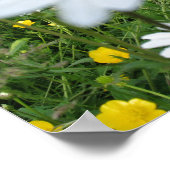 Ich bin in einer Wildblumen Poster (Ecke)
