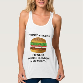 Ich bin in Fitness Burger Tank Top