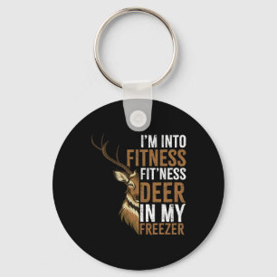 Ich bin in Fitness Fitness Hirsch in meinem Freeze Schlüsselanhänger
