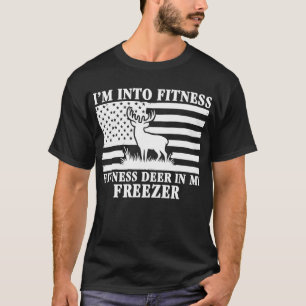 Ich bin in Fitness Fitness Hirsch in meinem Gefrie T-Shirt