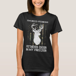 Ich bin in Fitness Fitness Hirsch in meinem Gefrie T-Shirt