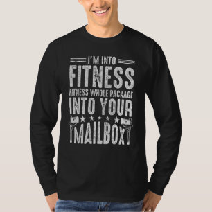 Ich bin in Fitness ganze Packung Postman Mailman P T-Shirt