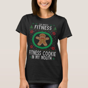 Ich bin in Fitness Ugly Weihnachten Gingerbread Ma T-Shirt