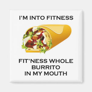 Ich bin in FitnessBurrito Magnet
