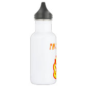 Ich bin in Flammen! Trinkflasche (Links)