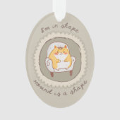 Ich bin in Form Ornament (Vorderseite)