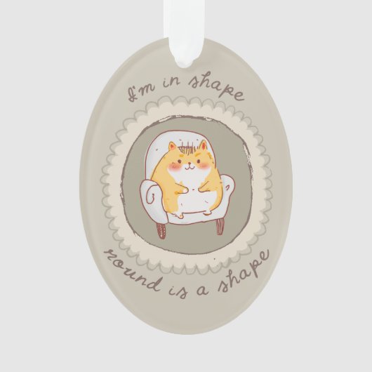 Ich bin in Form Ornament (Vorderseite)