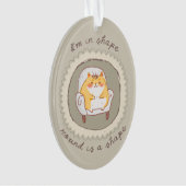 Ich bin in Form Ornament (Vorderseite)