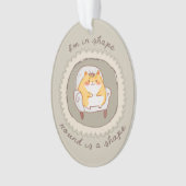 Ich bin in Form Ornament (Vorderseite)