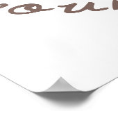 Ich bin in Form Poster (Ecke)