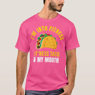 ICH BIN IN FORM TACOS IN MEINEM MUND Lustiger Taco T-Shirt