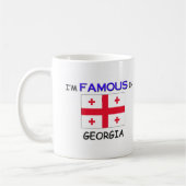 Ich bin in GEORGIA berühmt Kaffeetasse (Links)