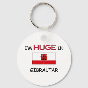Ich bin in GIBRALTAR ENORM Schlüsselanhänger
