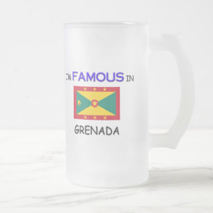 Ich bin in GRENADA berühmt Mattglas Bierglas