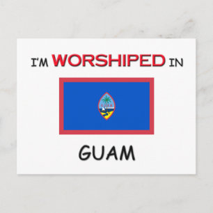 Ich bin in GUAM verehrt Postkarte