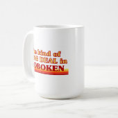 Ich bin in Hoboken eine Art BIG-DEAL Kaffeetasse (Vorderseite Links)