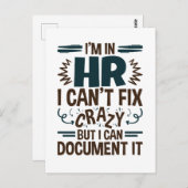 Ich bin in HR und kann nicht verrückt beheben, abe Postkarte (Vorne/Hinten)