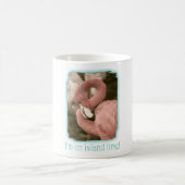 Ich bin in Island Time Kaffeetasse (Mittel)