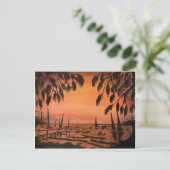 Ich bin in Island Time Postkarte (Stehend Vorderseite)