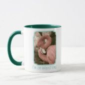 Ich bin in Island Time Tasse (Links)