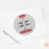 Ich bin in Kontrolle, Slickline-Aufkleber, BOP, Öl Runder Aufkleber (Umschlag)