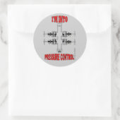 Ich bin in Kontrolle, Slickline-Aufkleber, BOP, Öl Runder Aufkleber (Tasche)