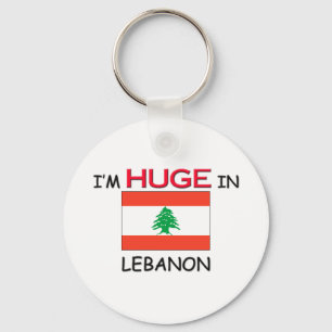 Ich bin in LIBANON RIESIG Schlüsselanhänger
