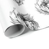 Ich bin in Liebe Geschenkpapier (Rolleneckpunkt)