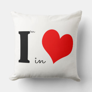 Ich bin in Liebe Kissen