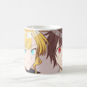 Ich bin in Liebe mit dem Elend | Rae and Claire Kaffeetasse (Mittel)