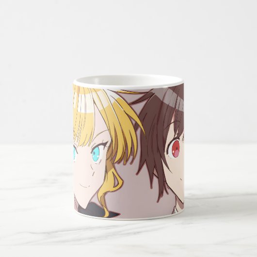 Ich bin in Liebe mit dem Elend | Rae and Claire Kaffeetasse (Mittel)