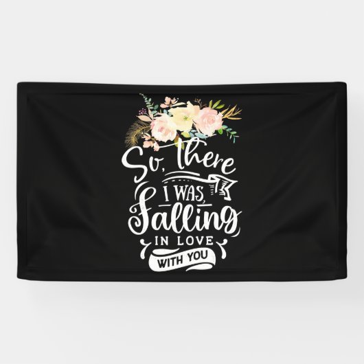 Ich bin in Liebe mit dir gefallen Banner (Horizontal)