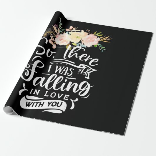  | Ich bin in Liebe mit dir gefallen Geschenkpapier (Ungerollt)