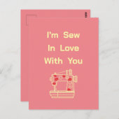 Ich bin in Liebe mit dir. Postkarte (Vorne/Hinten)