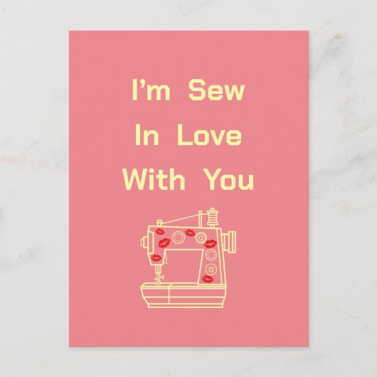 Ich bin in Liebe mit dir. Postkarte (Vorderseite)