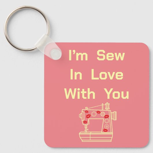 Ich bin in Liebe mit dir. Schlüsselanhänger (Vorderseite)