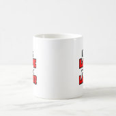 Ich bin in Liebe mit einem Anwalt Kaffeetasse (Mittel)