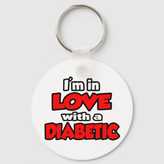Ich bin in Liebe mit einem Diabetiker Schlüsselanhänger