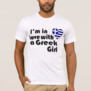Ich bin in Liebe mit einem griechischen Mädchen T-Shirt