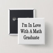 Ich bin in Liebe mit einem Mathematikstudium Button (Vorne & Hinten)
