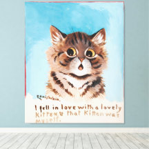 Ich bin in Liebe mit einem netten Kitten (ich selb