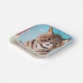 Ich bin in Liebe mit einem netten Kitten (ich selb Pappteller (Gewinkelt)