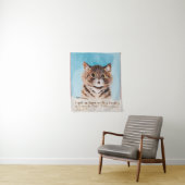 Ich bin in Liebe mit einem netten Kitten (ich selb Wandteppich (Beispiel)