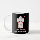 Ich bin in Liebe mit heißer Schokolade Kaffeetasse (Links)