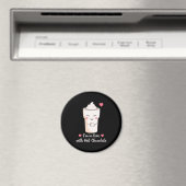 Ich bin in Liebe mit heißer Schokolade Magnet (In Situ (Geschirrspüler))