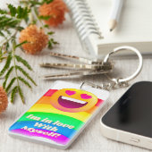 Ich bin in Liebe mit mir Schlüsselanhänger (Vorderseite rechts)