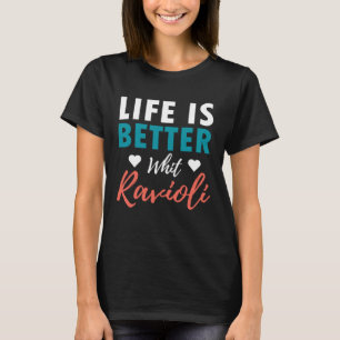 Ich bin in Liebe mit Ravioli Girls About Italian F T-Shirt