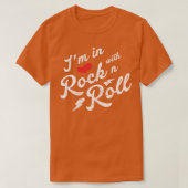 Ich bin in Liebe mit Rock and Roll T-Shirt (Design vorne)