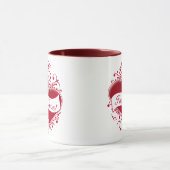 Ich bin in Liebe! Rote Herzen Tasse (Zentrum)