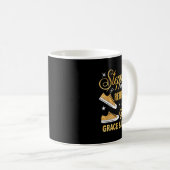 Ich bin in mein Ruhestand getreten, mit Gottes Gna Kaffeetasse (VorderseiteRechts)